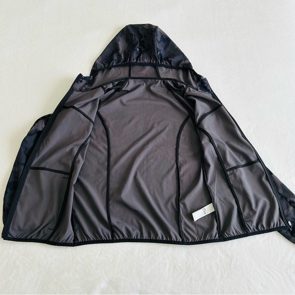 Zyia Forest Camo Zipper Hoodie Jacket black and gray camo Women - Picture 10 of 16